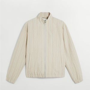 Zara Cream Striped Jacket